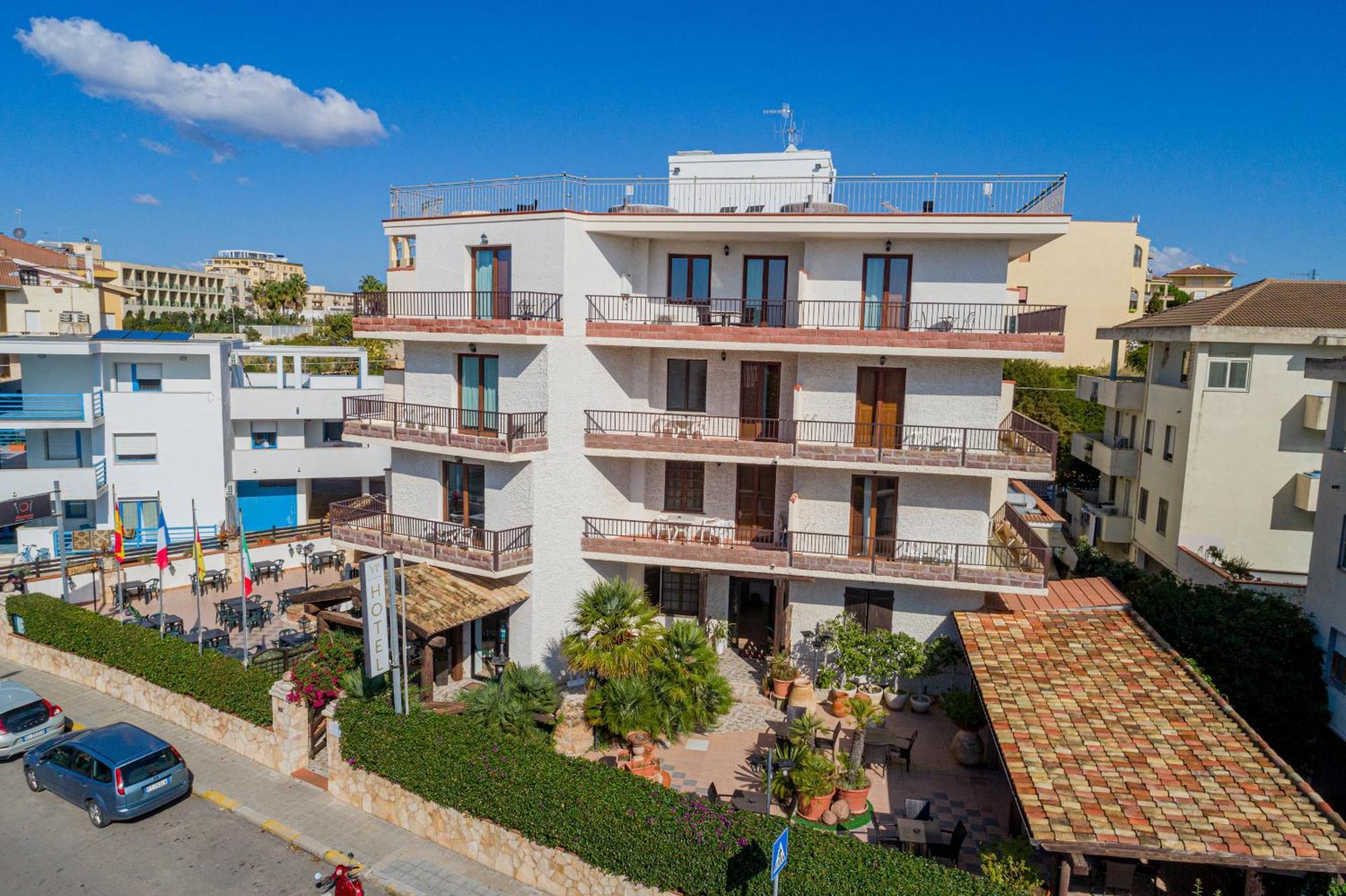 Hotel Villa Piras Alghero Exterior foto